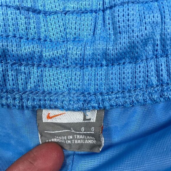 Nike Shorts Mens Large Blue Basketball Hoop Mesh Athletic Sports Training - Picture 3 of 7